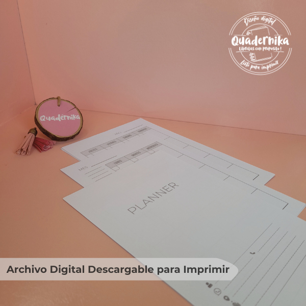 Planner Perpetuo Media Carta